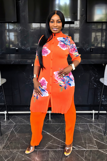 Sunset Pant Set | Orange