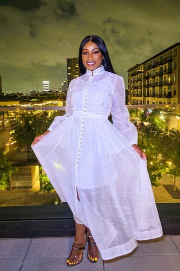 Snow Dress | White