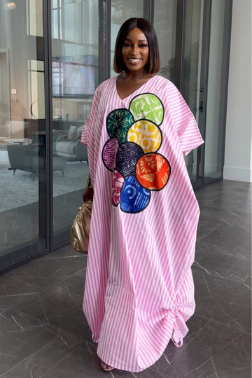 Lolly Oversize Kaftan | Pink