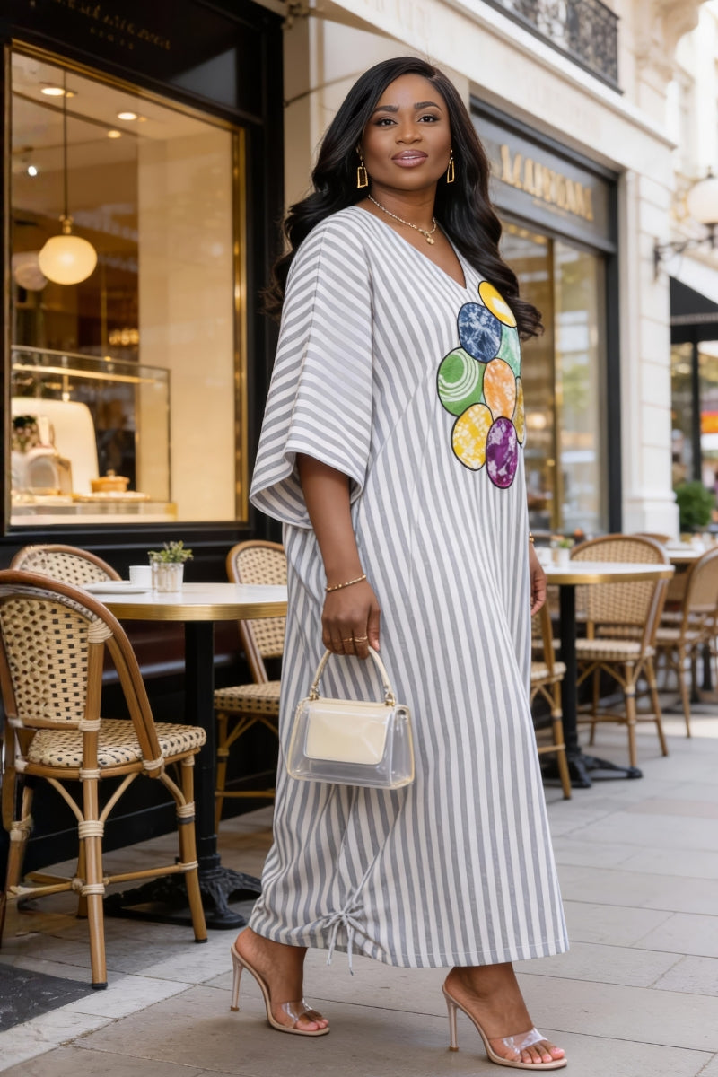 Lolly Oversize Kaftan LINEN | GREY