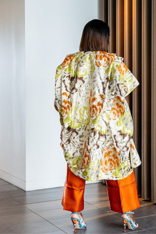 Olori Brocade Set|Orange