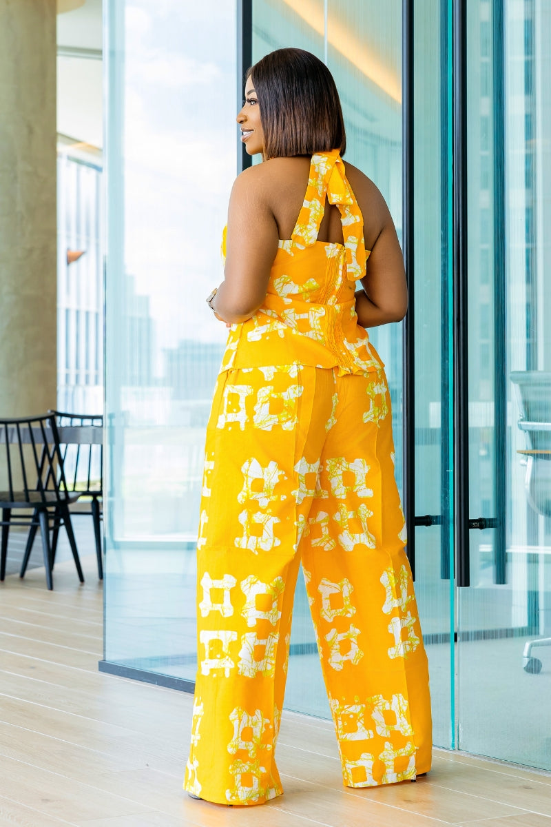 Eliana Pant Set | Yellow 2