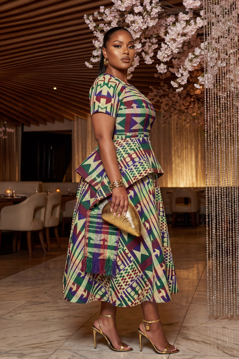 Adunni Akwete Midi Dress