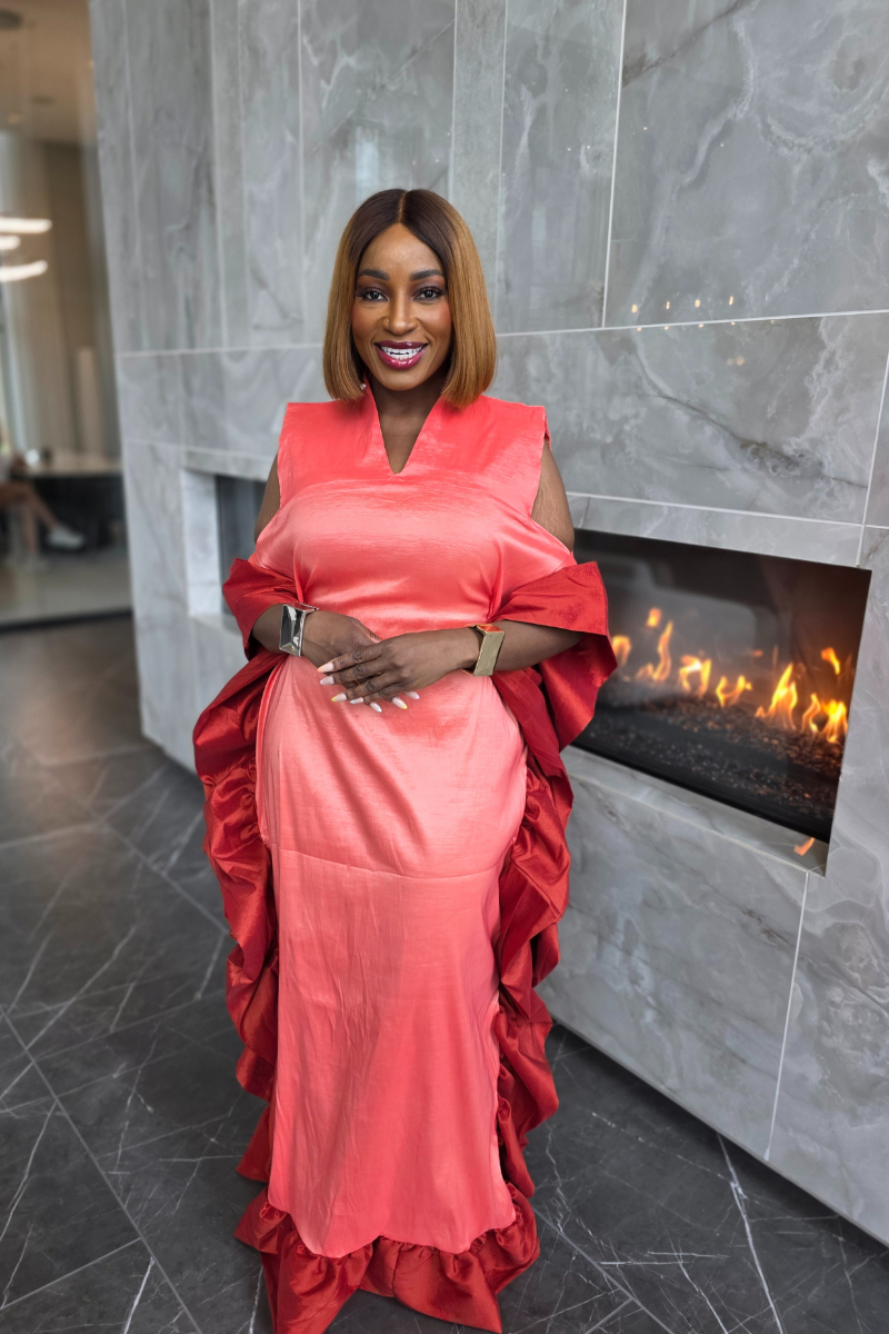 Raw Silk BouBou| Peach
