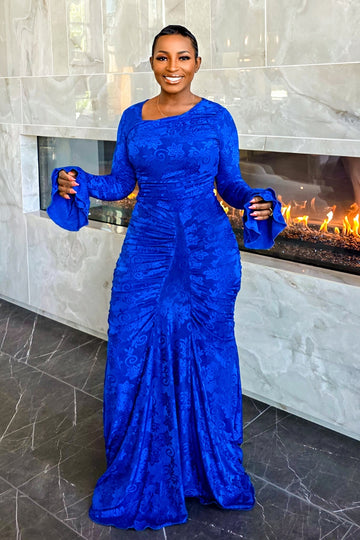 Aria Flowy Dress | Blue