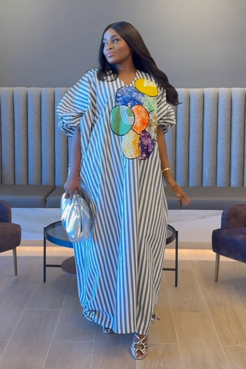 Lolly Oversize Kaftan LINEN | GREY