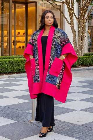 Delaiah Premium Adire Kimono