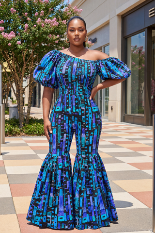 ELLY JUMPSUIT | BLUE