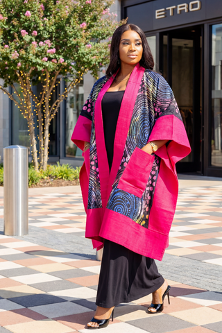 Delaiah Premium Adire Kimono