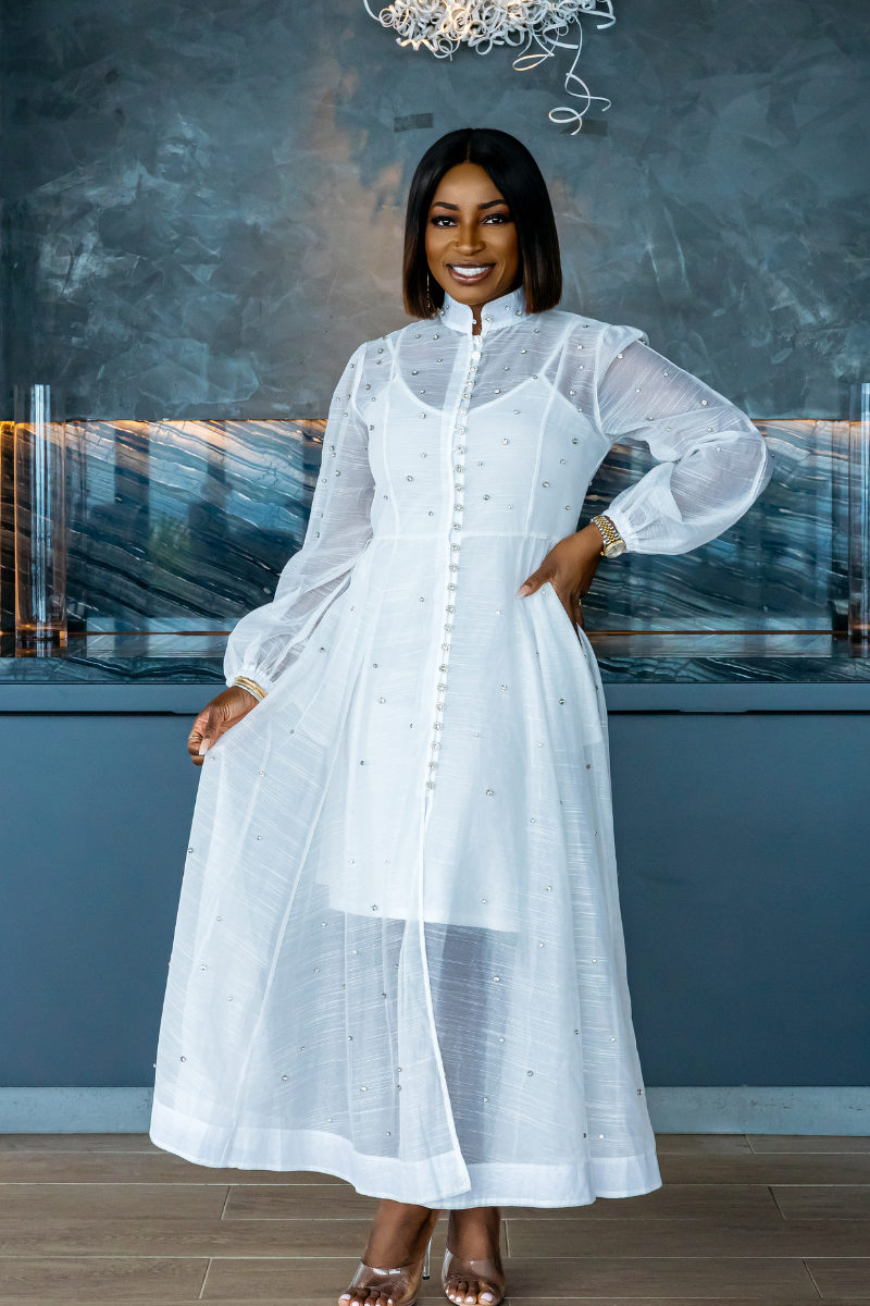 Snow Dress | White