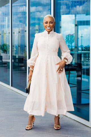Snow Rhinestones Dress