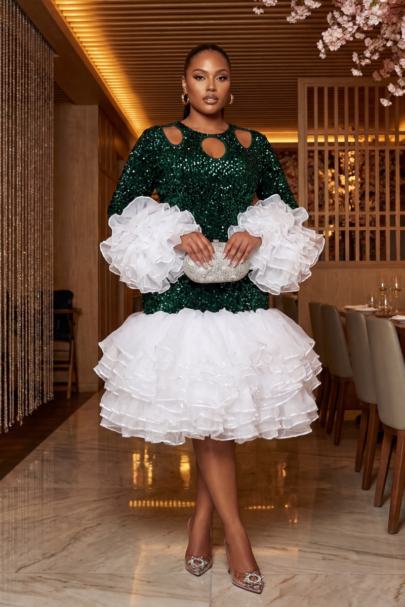 Tutu Elegant Dress | Green