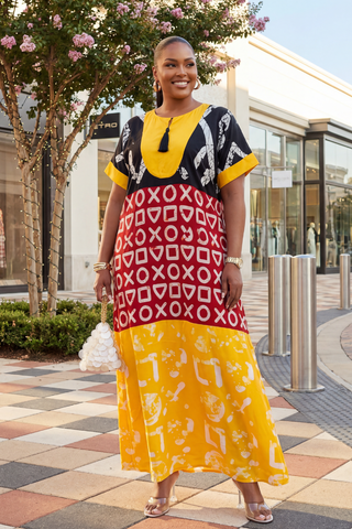 Titia Breeze Kaftan | Yellow