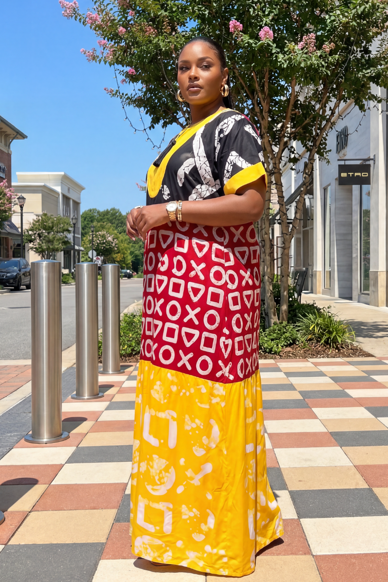 Titia Breeze Kaftan | Yellow