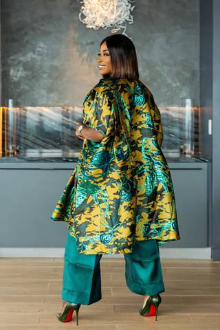 Olori Brocade Set|Orange