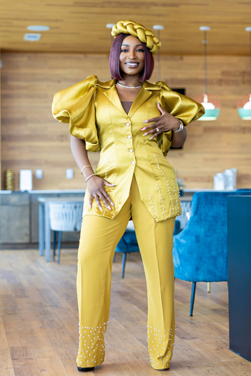 Leah Blazer 3 Piece Set