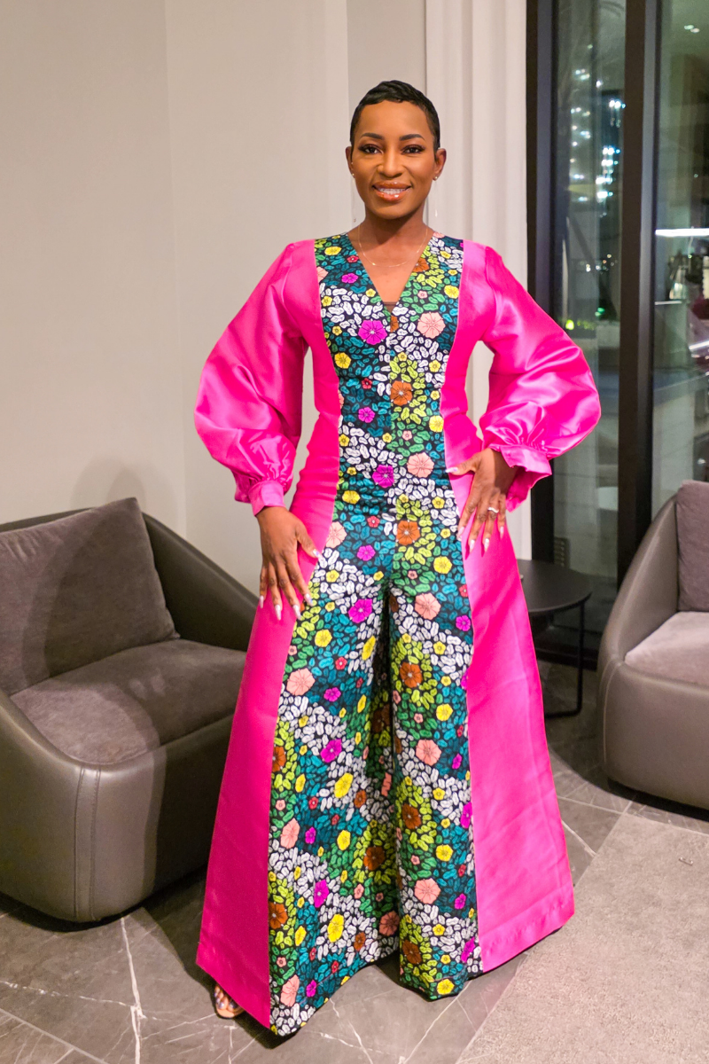 Nia Jumpsuit| Fuchsia