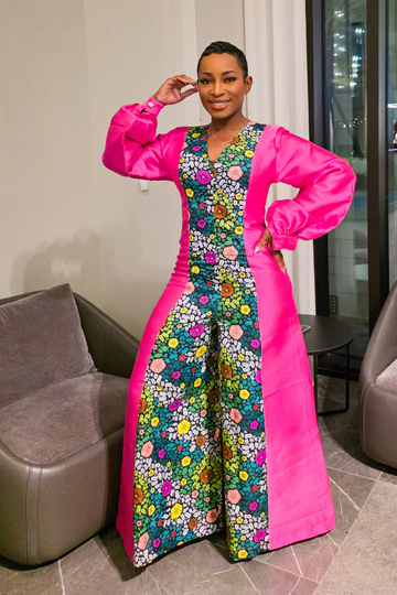 Nia Jumpsuit| Fuchsia