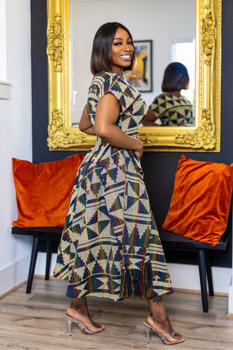 Adunni Akwete Midi Dress