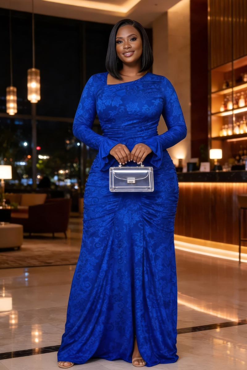 Aria Flowy Dress | Blue