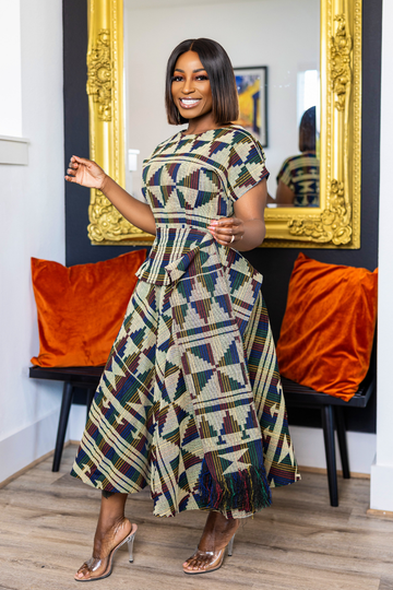 Adunni Akwete Midi Dress