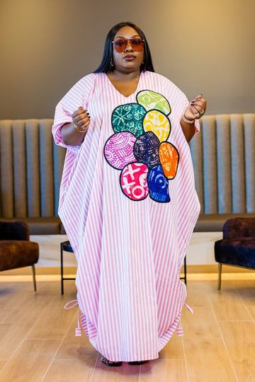 Lolly Oversize Kaftan | Pink