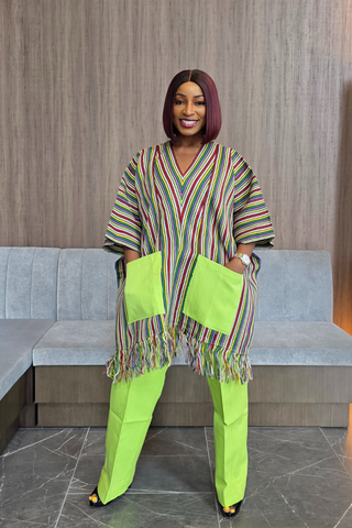 Nala Aso-Oke Set|Red