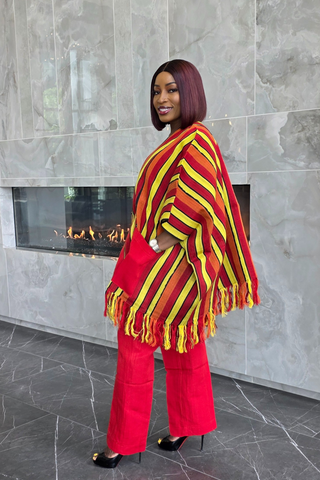 Nala Aso-Oke Set|Red