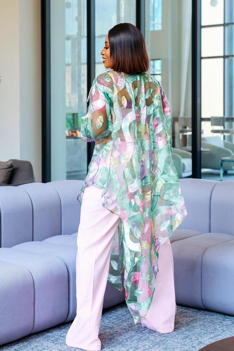 Candy Chiffon Pants Set | Pink