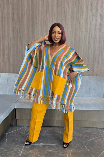 Nala Aso-Oke Set|Yellow