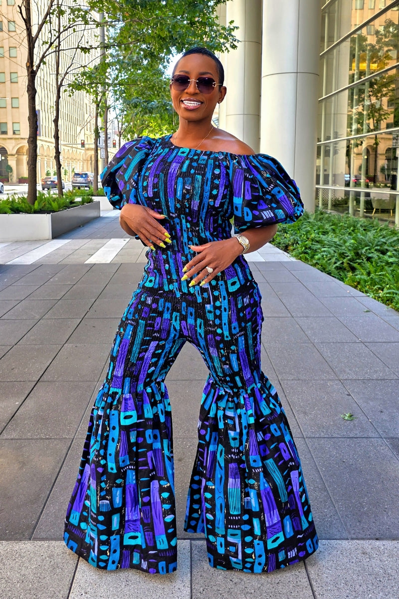 ELLY JUMPSUIT | BLUE