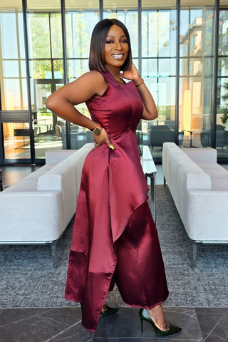 Elizabeth Jumpsuit | Wine