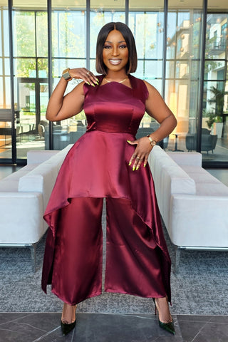 Elizabeth Jumpsuit | Wine