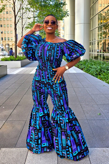 ELLY JUMPSUIT | BLUE