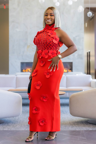 Rose 3D Dress