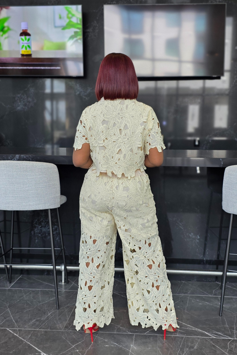 Lucy Pants Set | Beige
