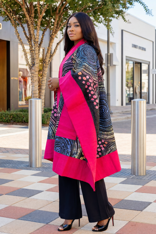 Delaiah Premium Adire Kimono