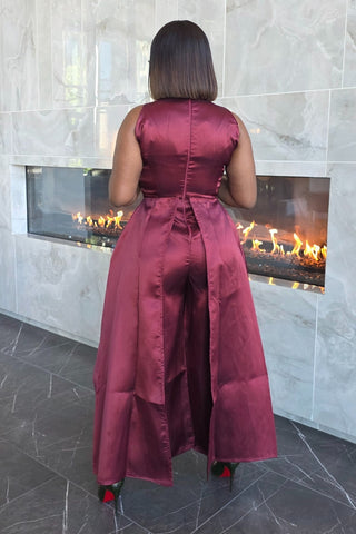 Elizabeth Jumpsuit | Wine