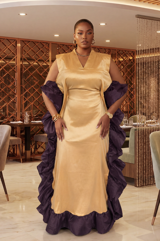 Raw Silk Royale Boubou